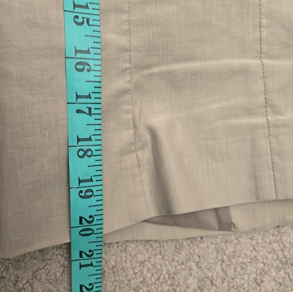 Teenflo Beige Linen Jacket. Size 4 - Picture 12 of 12